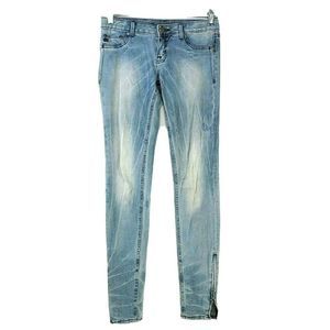 Miss Me Ashley Low Rise Jegging Jeans Light Wash Blue Denim Size 26